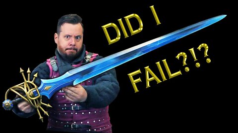 Reviewing MY OWN SWORD!!! Imperious full design analysis and Calimacil replica review
