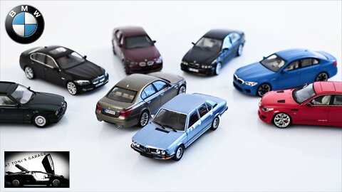 BMW 5 SERIES - GENERATIONS at 1/43 scale