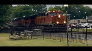 BNSF 5 Consist Locomotive, Madison Alabama