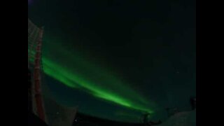 Une aurore boréale filmée en Alaska à l'aide d'une GoPro