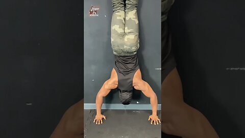 Handstand Wall Push Up #shorts #shoulder #workout