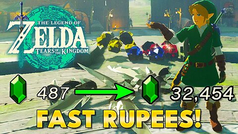 Zelda: Tears of the Kingdom - Earn THOUSANDS of Rupees FAST! (Very Best Rupees Farming Method)!