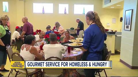Gourmet cafe for homeless and hungry in Tampa needs servers with a smile