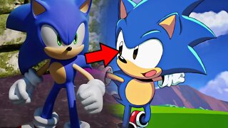 Referencias do Sonic Classico no Sonic Frontiers