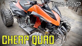 I Bought a CHEAP Chinese Quad - Can I fix it ??? | Troubleshooting Starter Motor Issue