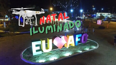 Imagem de Drone da Praça Castelo Branco em Alta Floresta D´Oeste RO 2023