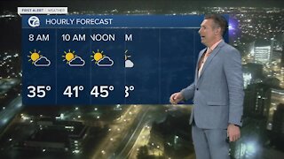 Mild temperatures continue Tuesday