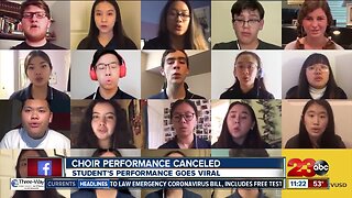 Students' choir performance goes viral