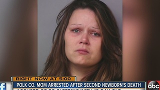 Winter Haven mom arrested after death of second newborn