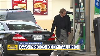 Gas prices dropping across the country