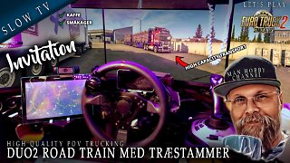 🔴 Del 136 🚛🚛🚛 10 år med ETS2 - DUO2 Road Train med træstammer 🚛🚛🚛🚛