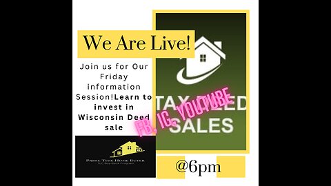 All you need to know invest in WISCONSIN tax DEED Sale~ Tax Lien Experts info session