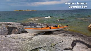 2020-09-24 Sea Kayak trip to Western Islands, Georgian Bay