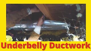 How to Fasten Metal Ductwork Under A Mobile Home