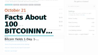 Facts About 100 BITCOININVEST to USD Calculator Revealed