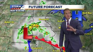 Meteorologist Brian Niznansky-s Monday forecast at noon