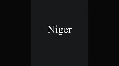 How to pronounce Niger