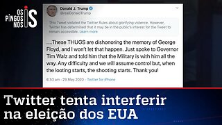 Trump foi censurado mais de 65 vezes pelo Twitter