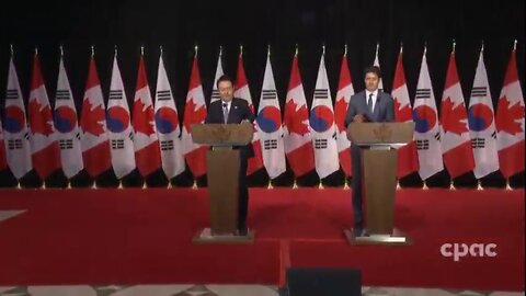 Canada: PM Trudeau and South Korean President Yoon Suk Yeol hold a joint news conference