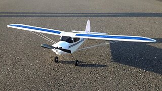 Maiden Flight RC Plane Crash Footage Only - Hobbyzone Super Cub LP RTF Trainer Plane