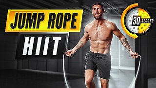 30 Sec Interval Jump Rope Workout (HIIT)