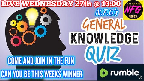 N.F.G's Live General knowledge Quiz