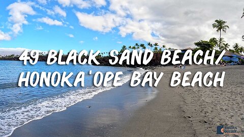 49 Black Sand Beach/Honoka'ope Bay Beach on The Big Island of Hawaii (Amazing Snorkeling)