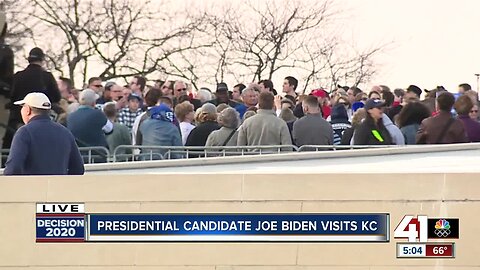 Presidential candidate Joe Biden visits KC