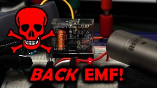 EEVblog 1409 - The DANGERS of Inductor Back EMF