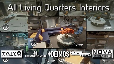 All Living Quarters Showcase | Starfield