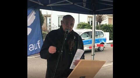 Demonstration mit 1000 Teilnehmern in Landau 19.02.2022- Rede Arno Wünsche