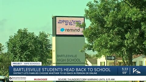Bartlesville Students, Heading Back To School In-Person