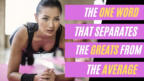 Strong WOMAN motivational video The ONE WORD That Makes A Big Difference - (Motivational Speech)