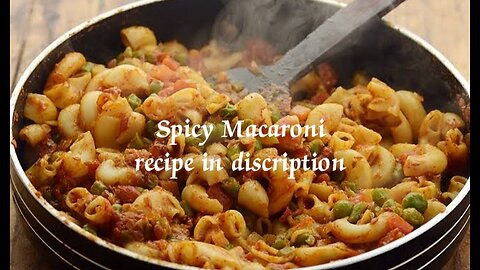 "Spice Up Your Mealtime with Fiery Macaroni Delight!" 🔥🍜