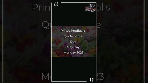Prince Prodigal's QotD 5/1/23 #god1st #qotd #qotd #shortsfeed #mayday