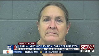 Special needs boy found alone at Kansas rest stop