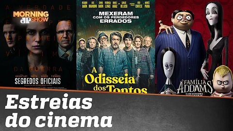 Estreias do cinema: Animação da Família Addams, filme argentino (com Darín) e Segredos Oficiais