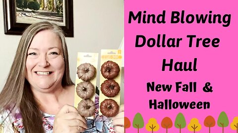 Large Mind Blowing Dollar Tree Haul ~ Must See New Fall & Halloween Items ~ New Home Decor & More!
