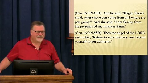 Gen 16 Sarai is trying to take Elohim’s promise in her own hands; Abram was wrong to allow it.