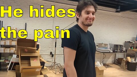 Chris & Patrick hide the pain