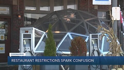 Restaurant restrictions spark confusion in Michigan