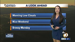 10News Pinpoint Weather with Meteorologist Angelica Campos