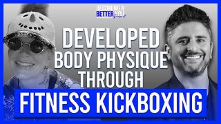Fitness Coach's Toned and Physique Body Developed Through Fitness Kickboxing