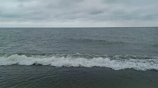 Lake Erie on a Cloudy, Stormy, Breezy & Cool Day ~ September 9, 2023