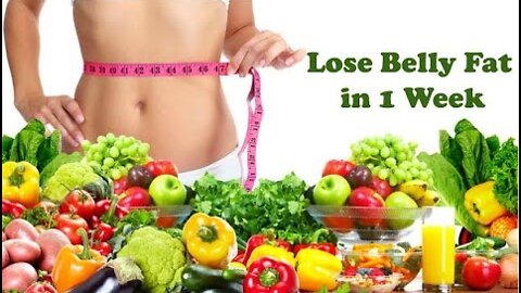 How to Lose Belly Fat in 1 Week - best tips to lose belly fat fast