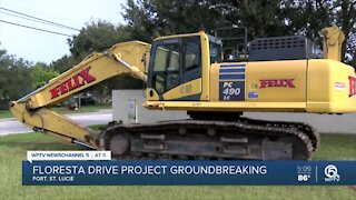 Groundbreaking on Floresta Drive project in Port St. Lucie
