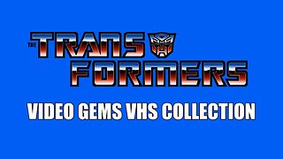 TRANSFORMERS on VHS PAL/UK (Videos x3) 📼 (Video Gems VHS Collection) 📼