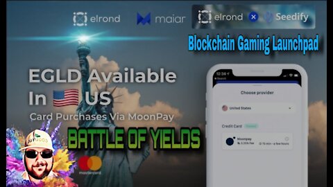 Elrond, Egld Update, US can buy on wallet, WISH, Battle of yields, Gaming launchpad