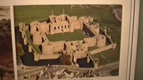 Beaumaris Castle North Wales. Filmed in 1991.
