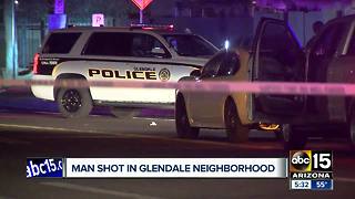 Man found shot in Glendale neighborhood